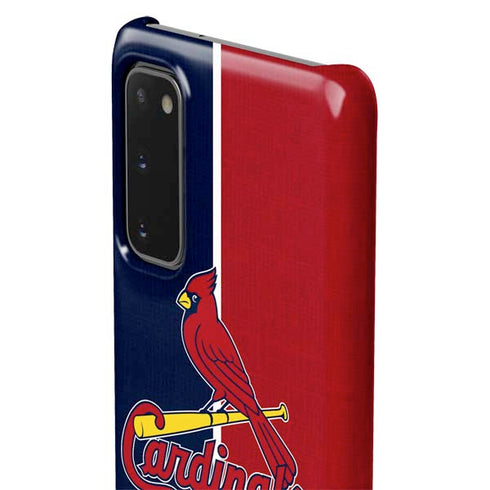 MLB St. Louis Cardinals Split Galaxy S20 Lite Case