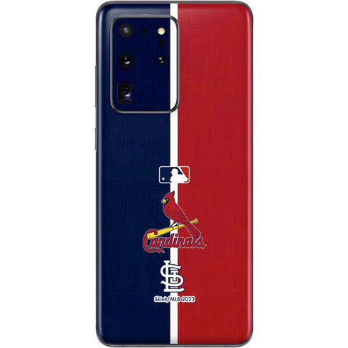 MLB St. Louis Cardinals Split Galaxy S20 Ultra 5G Skin