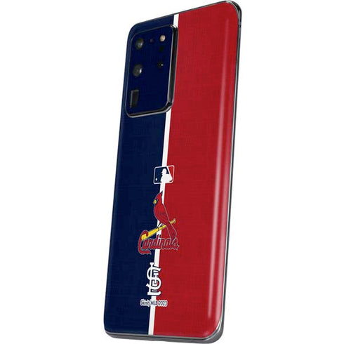 MLB St. Louis Cardinals Split Galaxy S20 Ultra 5G Skin