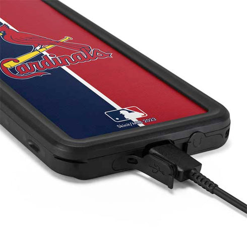 MLB St. Louis Cardinals Split Galaxy S20 Waterproof Case