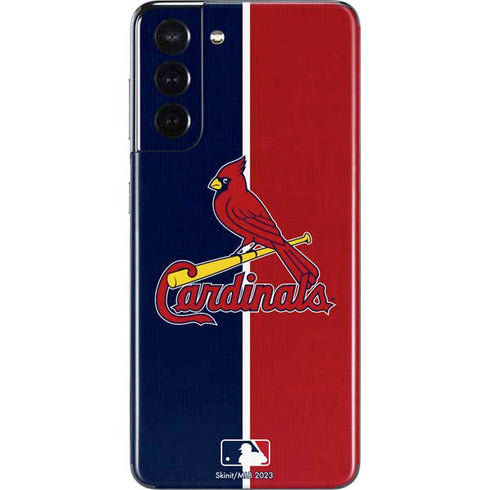 MLB St. Louis Cardinals Split Galaxy S21 5G Skin