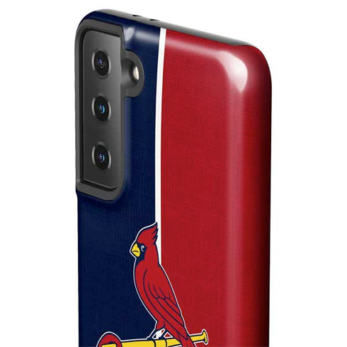 MLB St. Louis Cardinals Split Galaxy S21 FE Pro Case