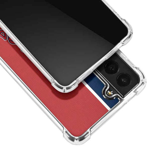 MLB St. Louis Cardinals Split Galaxy S21 Plus 5G Clear Case