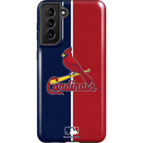 MLB St. Louis Cardinals Split Galaxy S21 Plus 5G Pro Case