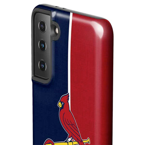 MLB St. Louis Cardinals Split Galaxy S21 Plus 5G Pro Case