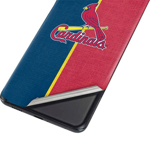 MLB St. Louis Cardinals Split Galaxy S21 Ultra 5G Skin