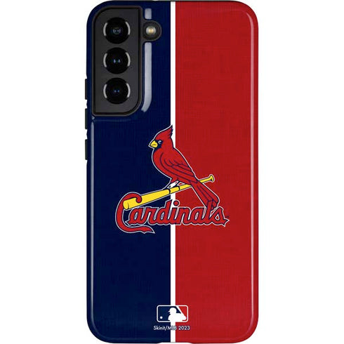 MLB St. Louis Cardinals Split Galaxy S22 Plus Pro Case