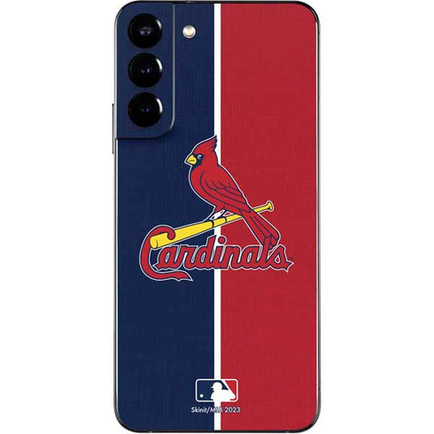 MLB St. Louis Cardinals Split Galaxy S22 Plus Skin