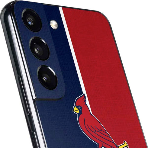 MLB St. Louis Cardinals Split Galaxy S22 Plus Skin