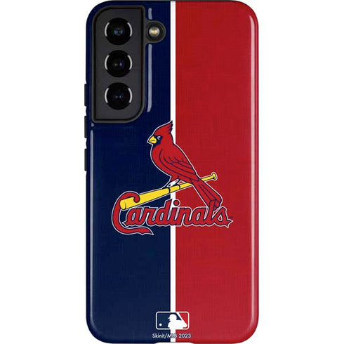 MLB St. Louis Cardinals Split Galaxy S22 Pro Case