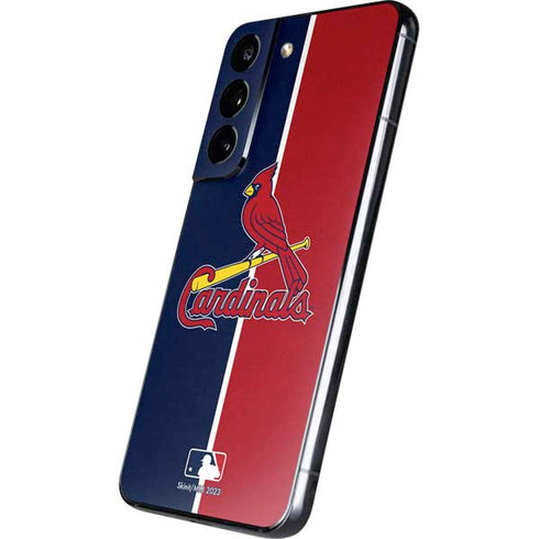 MLB St. Louis Cardinals Split Galaxy S22 Skin