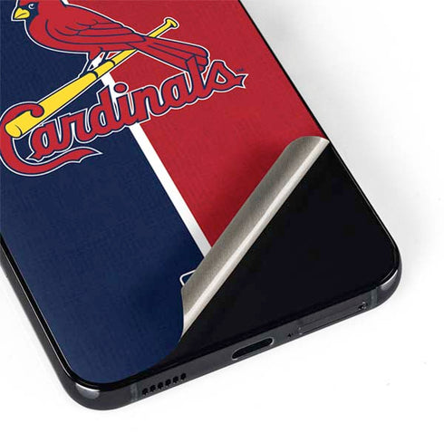 MLB St. Louis Cardinals Split Galaxy S22 Skin