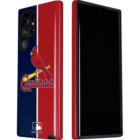 MLB St. Louis Cardinals Split Galaxy S22 Ultra Pro Case
