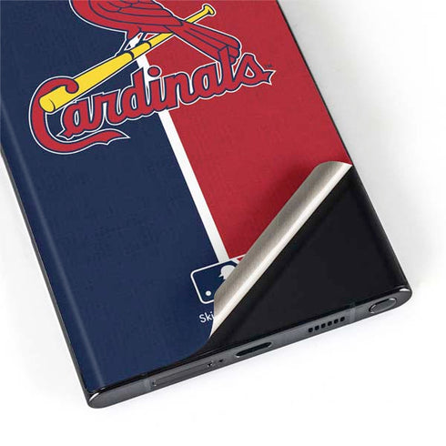 MLB St. Louis Cardinals Split Galaxy S22 Ultra Skin