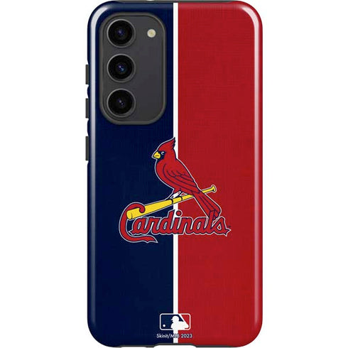 MLB St. Louis Cardinals Split Galaxy S23 Plus Pro Case