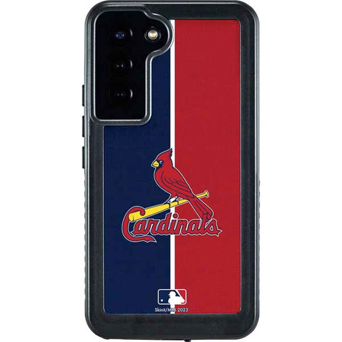 MLB St. Louis Cardinals Split Galaxy S23 Plus Waterproof Case