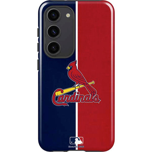 MLB St. Louis Cardinals Split Galaxy S23 Pro Case