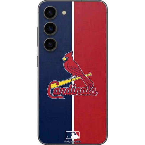MLB St. Louis Cardinals Split Galaxy S23 Skin