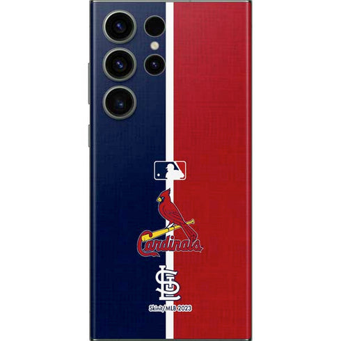 MLB St. Louis Cardinals Split Galaxy S23 Ultra Skin