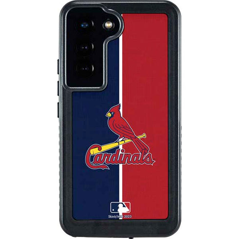 MLB St. Louis Cardinals Split Galaxy S23 Waterproof Case