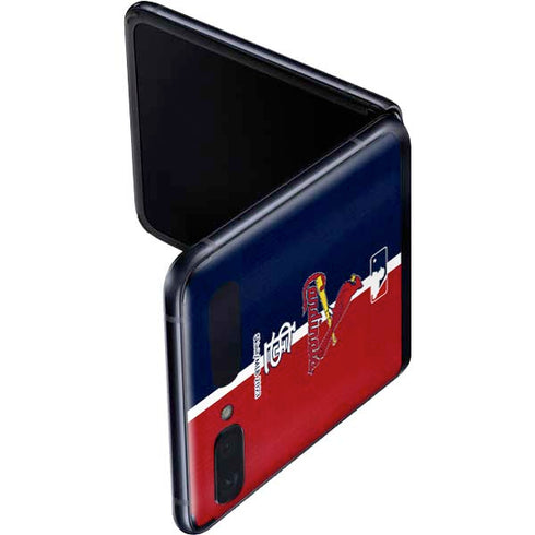 MLB St. Louis Cardinals Split Galaxy Z Flip Skin