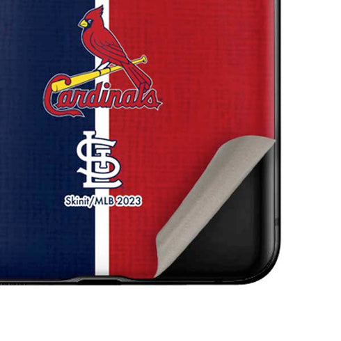 MLB St. Louis Cardinals Split Galaxy Z Flip Skin