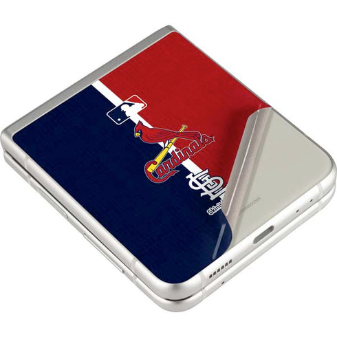 MLB St. Louis Cardinals Split Galaxy Z Flip3 5G Skin