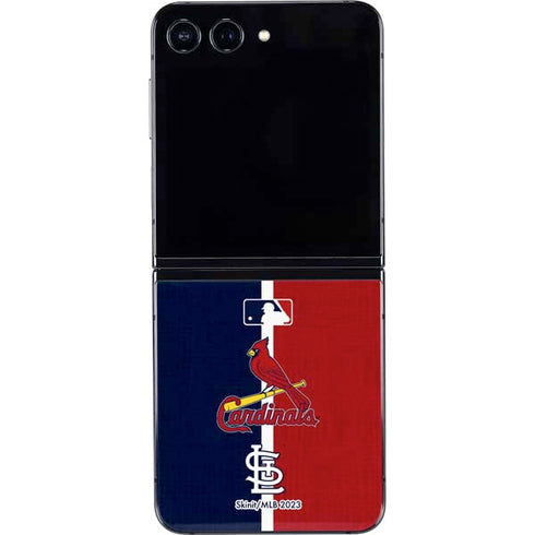 MLB St. Louis Cardinals Split Galaxy Z Flip5 5G Skin
