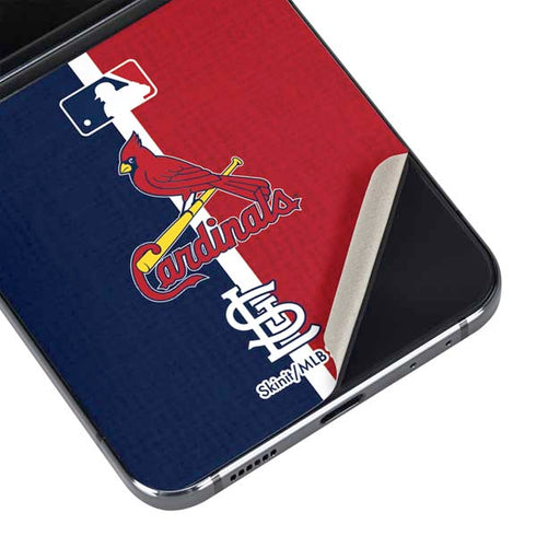 MLB St. Louis Cardinals Split Galaxy Z Flip5 5G Skin