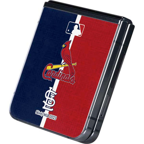 MLB St. Louis Cardinals Split Galaxy Z Flip5 5G Skin