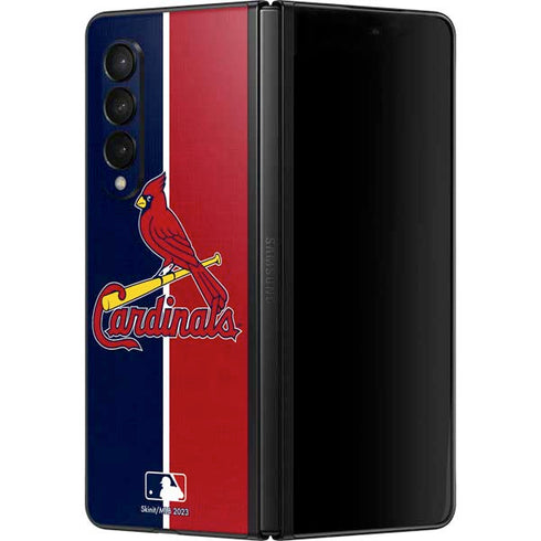 MLB St. Louis Cardinals Split Galaxy Z Fold3 5G Skin