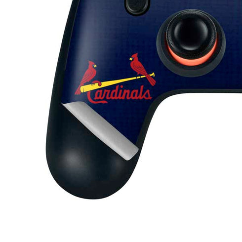 MLB St. Louis Cardinals Split Google Stadia Controller Skin