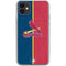 MLB St. Louis Cardinals Split iPhone 11 Clear Case