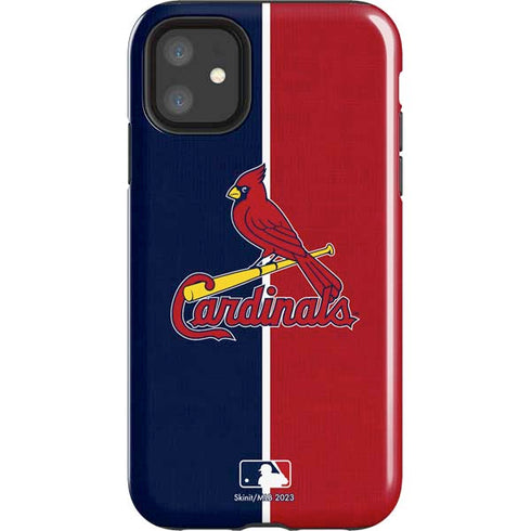 MLB St. Louis Cardinals Split iPhone 11 Impact Case