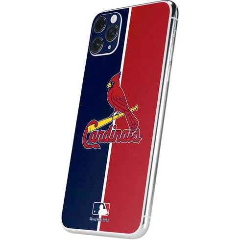 MLB St. Louis Cardinals Split iPhone 11 Pro Max Skin