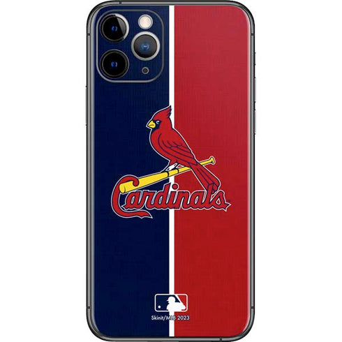 MLB St. Louis Cardinals Split iPhone 11 Pro Skin