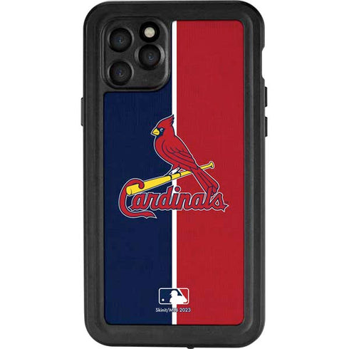MLB St. Louis Cardinals Split iPhone 11 Pro Waterproof Case