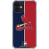 MLB St. Louis Cardinals Split iPhone 12 Mini Clear Case