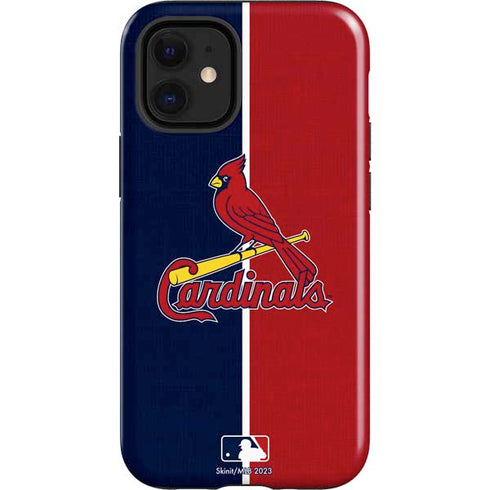 MLB St. Louis Cardinals Split iPhone 12 Mini Impact Case