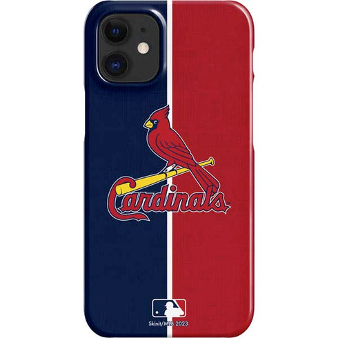 MLB St. Louis Cardinals Split iPhone 12 Mini Lite Case