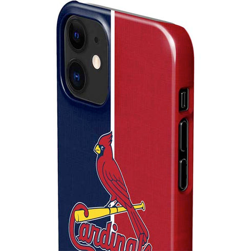 MLB St. Louis Cardinals Split iPhone 12 Mini Lite Case
