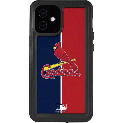MLB St. Louis Cardinals Split iPhone 12 Mini Waterproof Case