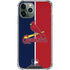 MLB St. Louis Cardinals Split iPhone 12 Pro Clear Case