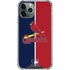MLB St. Louis Cardinals Split iPhone 12 Pro Max Clear Case