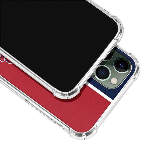MLB St. Louis Cardinals Split iPhone 12 Pro Max Clear Case