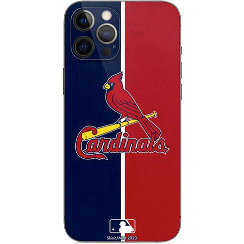 MLB St. Louis Cardinals Split iPhone 12 Pro Max Skin