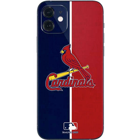 MLB St. Louis Cardinals Split iPhone 12 Skin