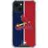 MLB St. Louis Cardinals Split iPhone 13 Clear Case