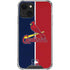 MLB St. Louis Cardinals Split iPhone 13 Mini Clear Case