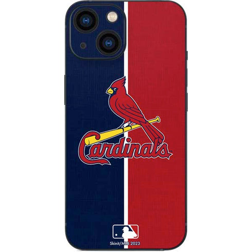 MLB St. Louis Cardinals Split iPhone 13 Mini Skin